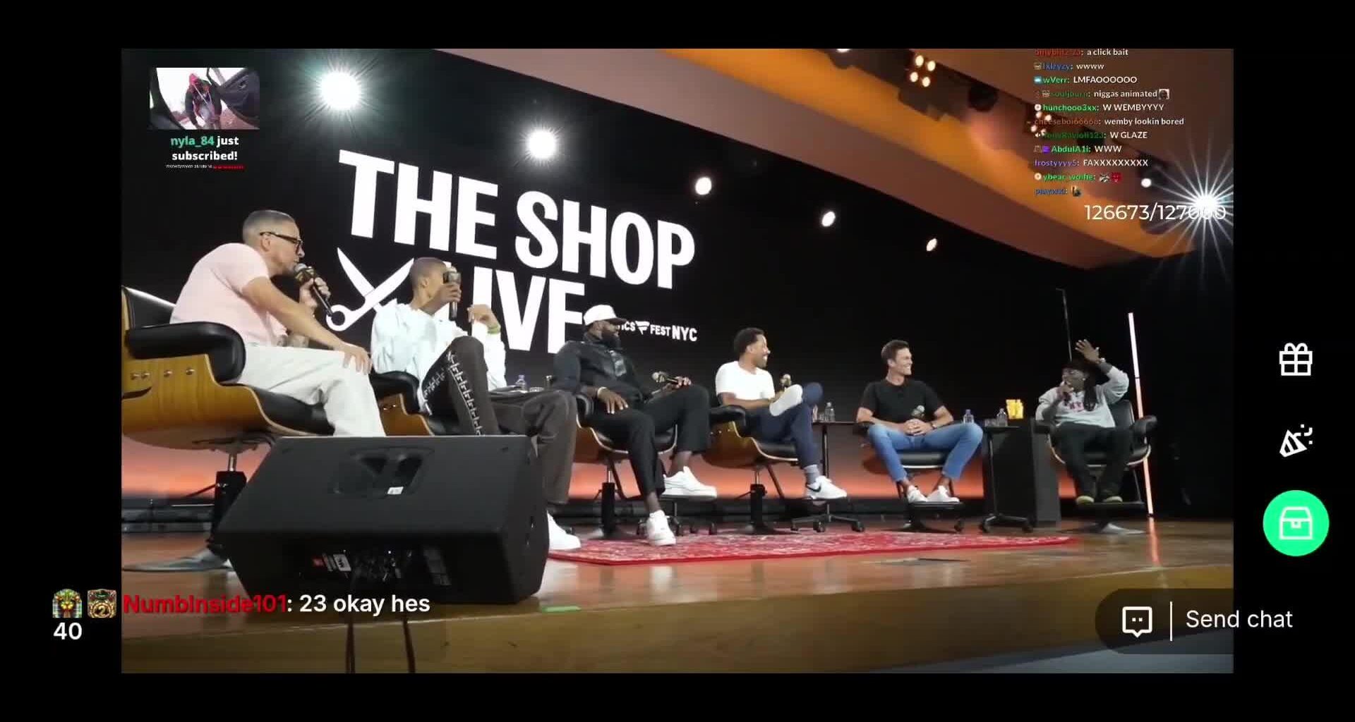 Kai Cenat: "I'm 23. [LeBron] has been there the whole time." - Wembanyama: "He was drafted before I was born."