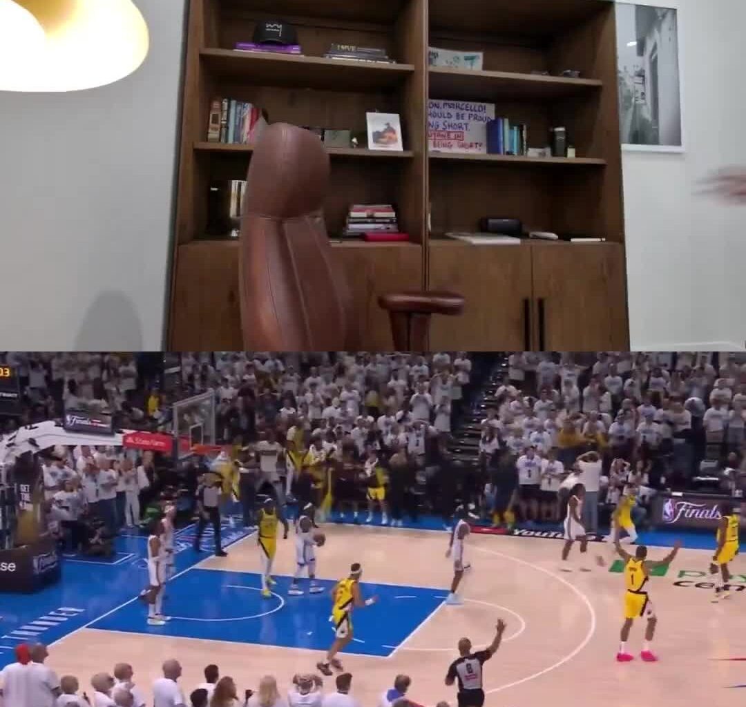 Dwyane Wade after Tyrese Haliburton's game winner in game 1 vs. OKC: "Superstar! Superstar! Superstar!"