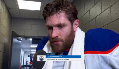[EDM vs FLA] Post game interview with Leon Draisaitl