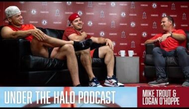 Trout and O'Hoppe on Angels' YouTube