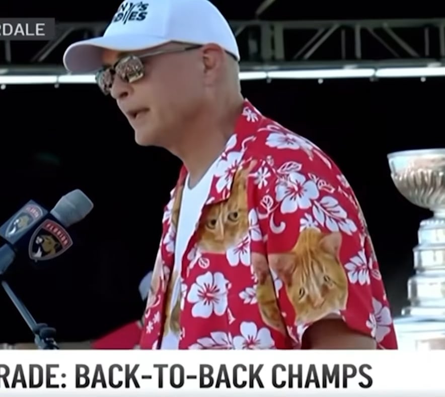 Paul Maurice cat loving affair