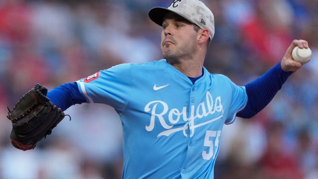 Cole Ragans getting shut down for 4 weeks