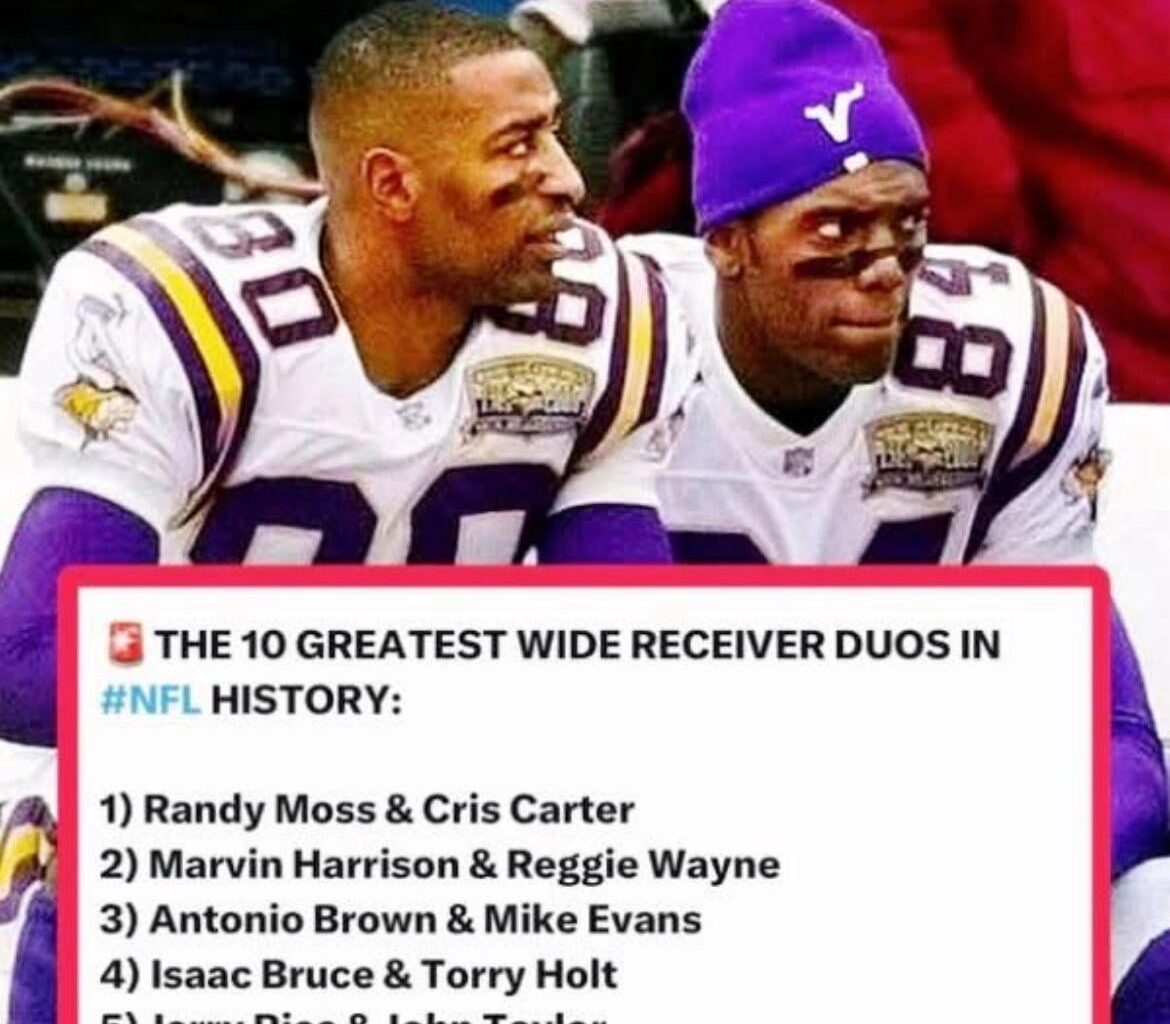 Oh c’mon, Harrison and Wayne should be No. 1!!