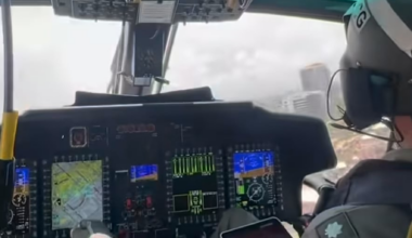 Stanley Cup parade from above