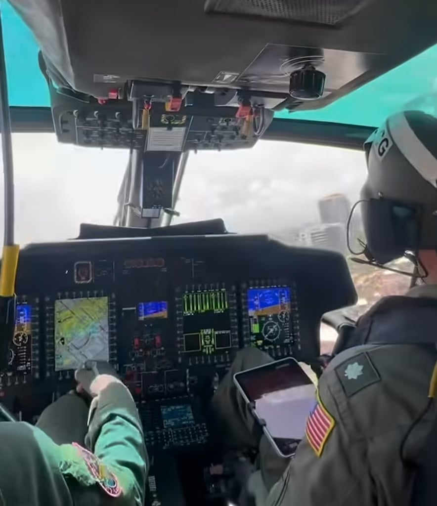 Stanley Cup parade from above