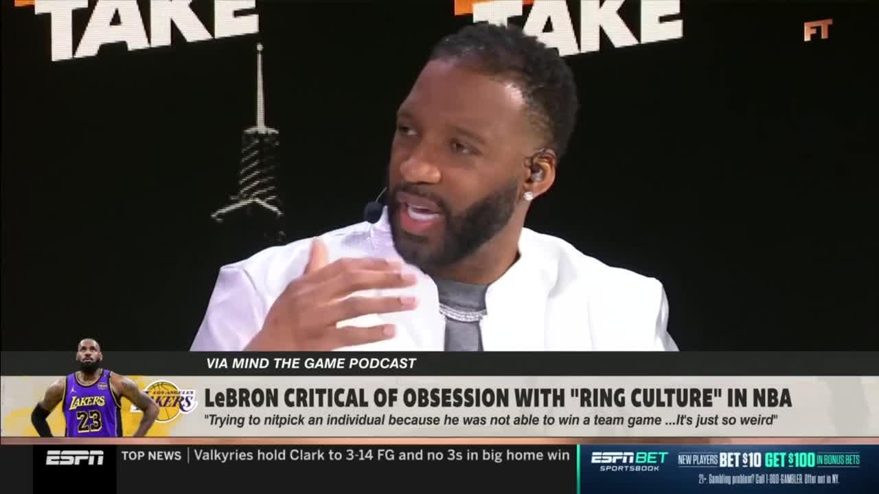 [First Take] Tracy McGrady: "Réplace me with Kobe with Shaq. I don't win a championship? You don't think I can carry the Lakers to a championship? Like, I never had the opportunity."