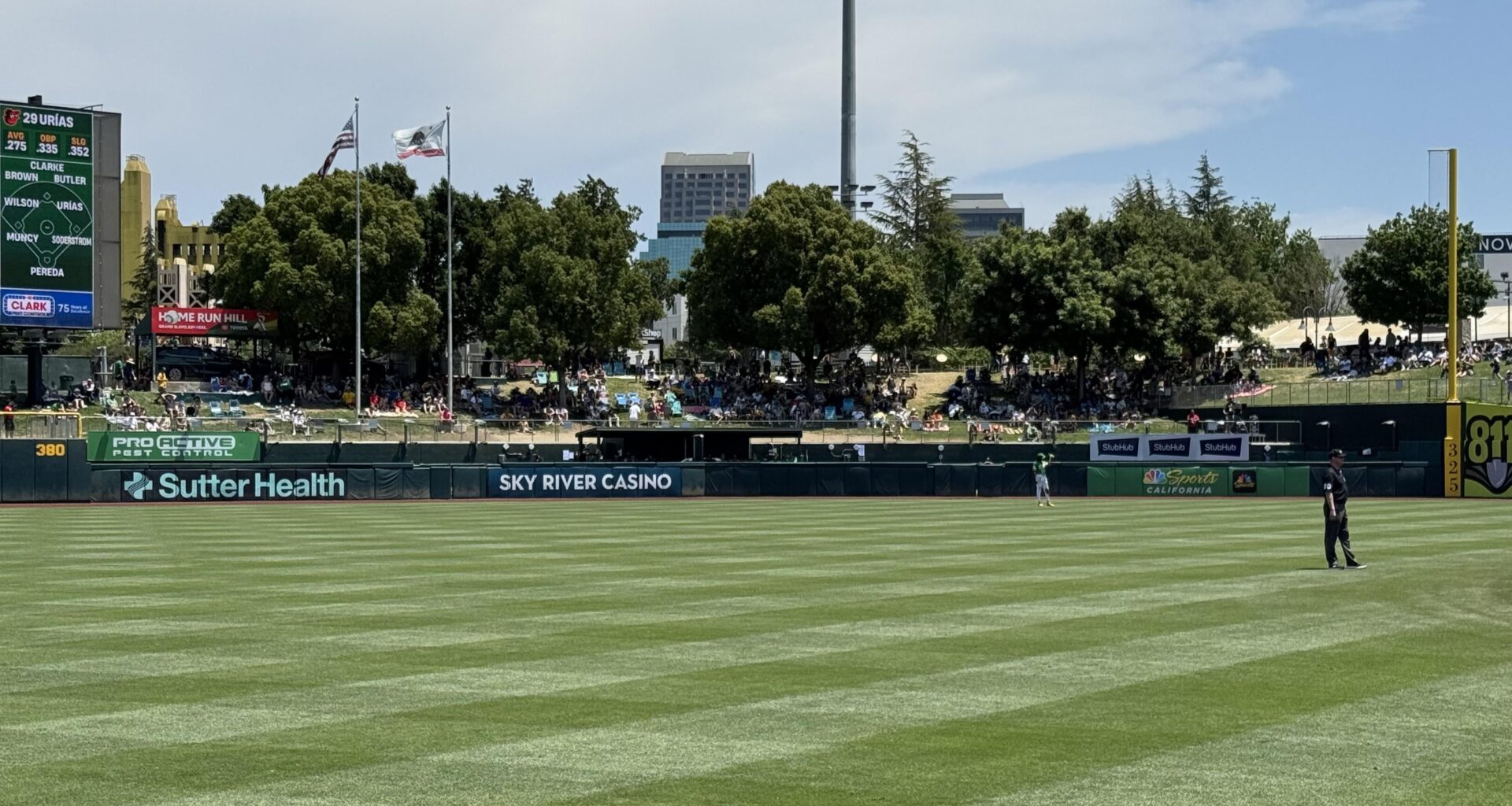 It’s not even hot yet. . . Huddle in the shade