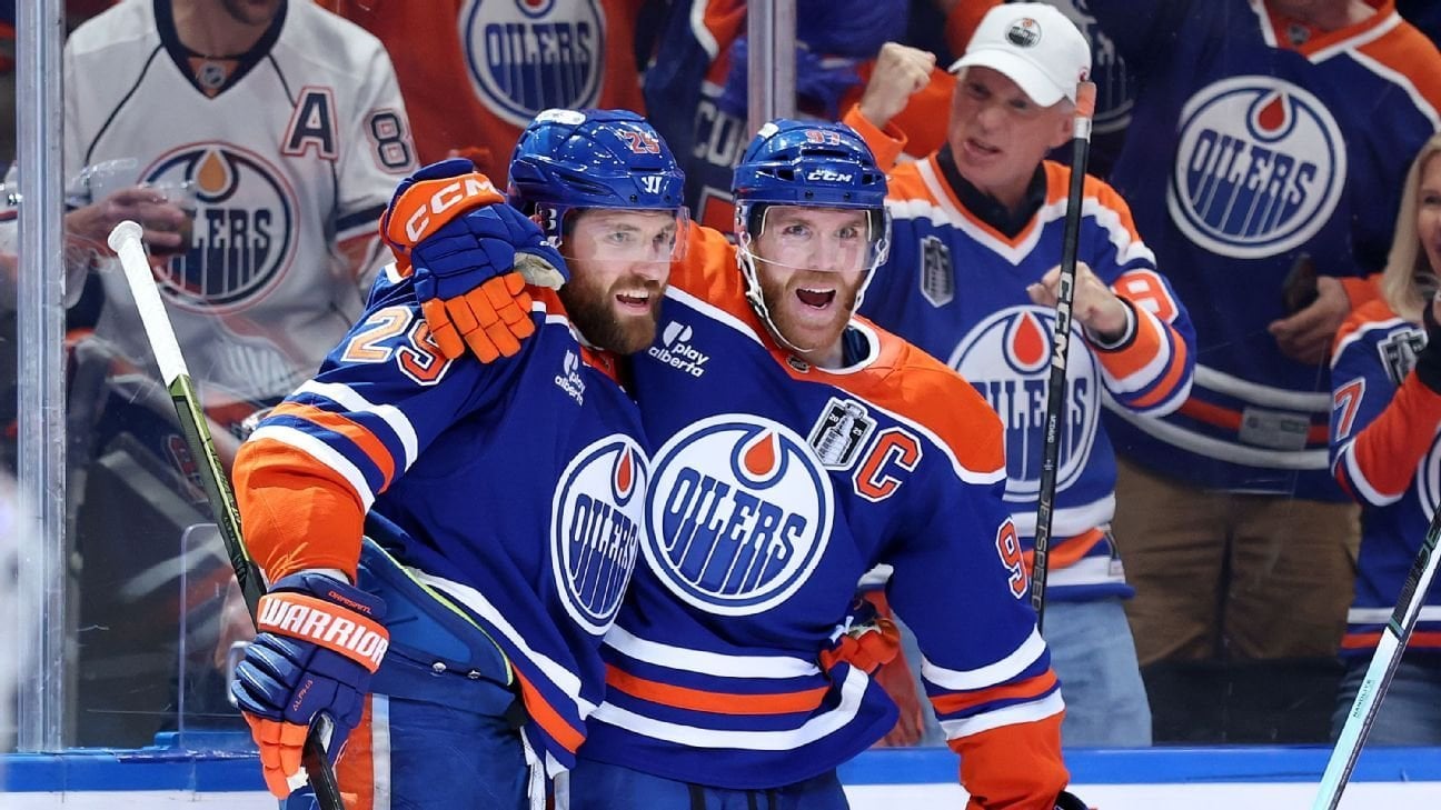Inside the numbers: Where Connor McDavid, Leon Draisaitl rank as an all-time playoff duo