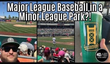 Im team FJF all day every day but I live in Sacramento and had to see what the game day experience was like for the A's now