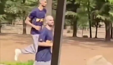 Wemby Spotted Training With Monks