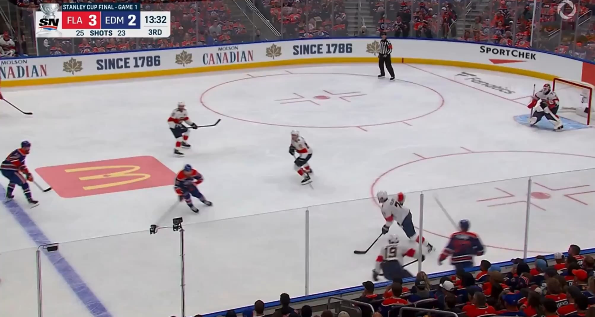 [FLA 3 EDM 3] EKHOLM TIES THE GAME!