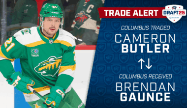 CBJ re-acquire F Brendan Gaunce from Minnesota in exchange for F Cameron Butler