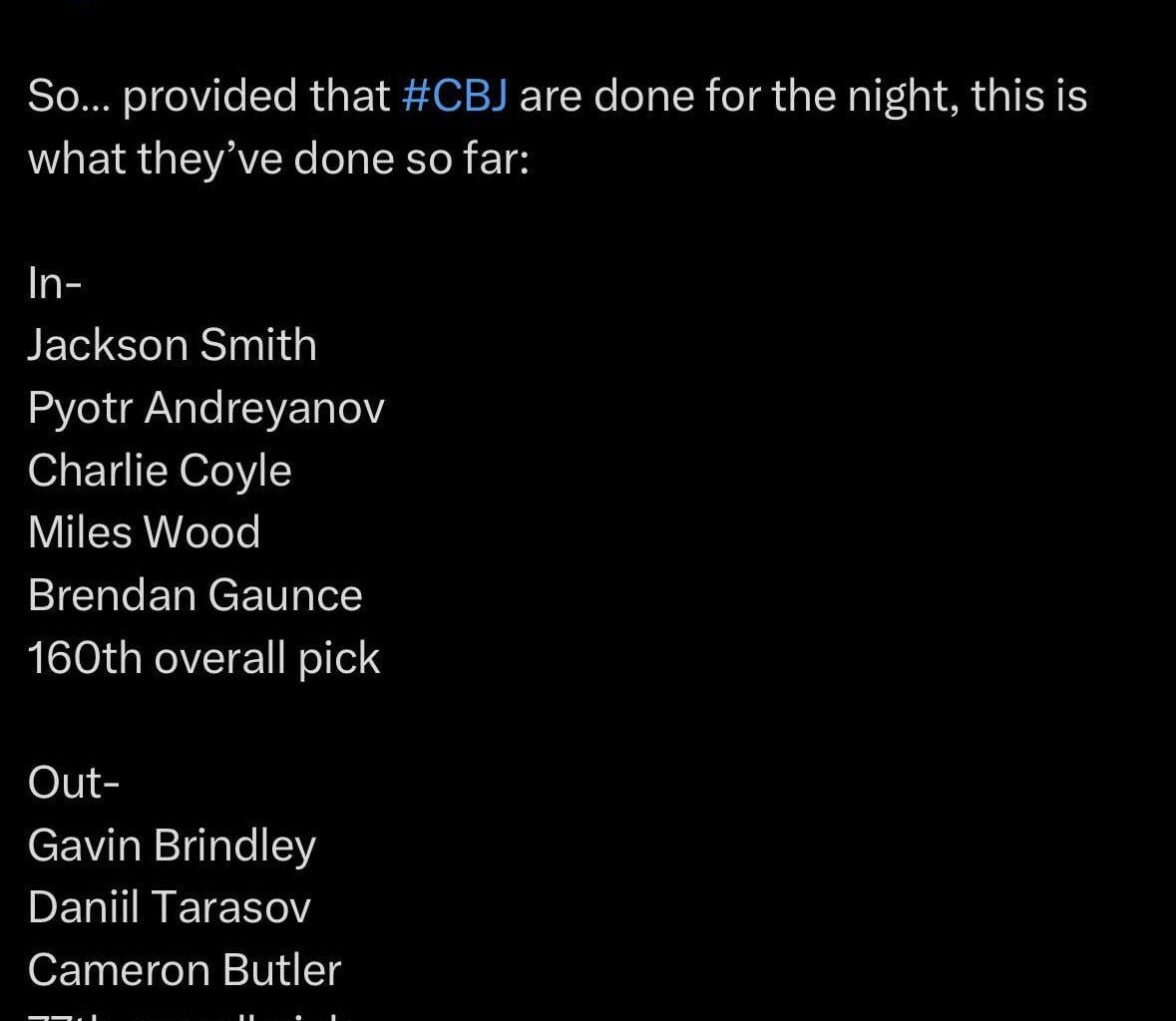 Seems like a pretty good day to me