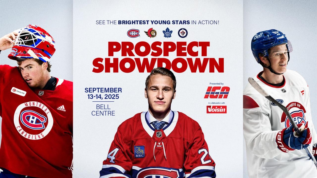 Canadiens to host expanded “Prospect Showdown” September 13-14 (Habs, Leafs, Sens, Jets)