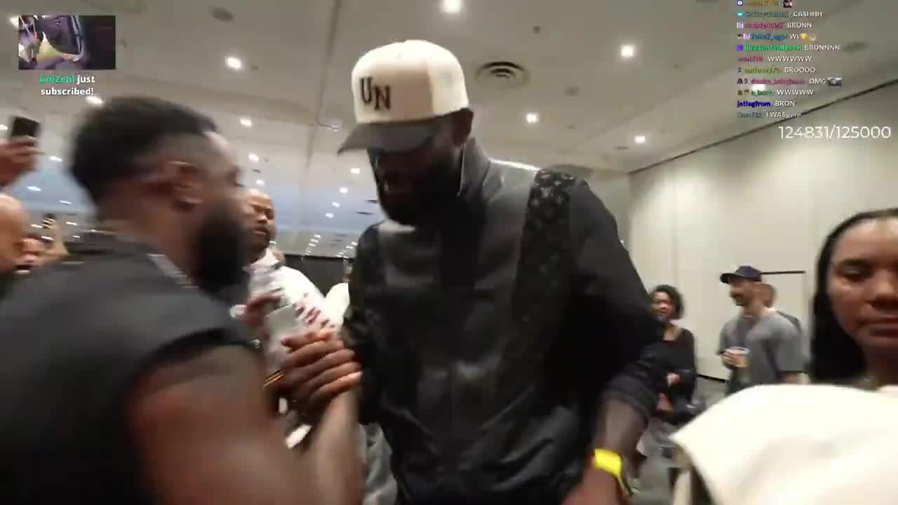 [Highlight] Streamer Cash Nasty Accomplishes his Life-Long Dream of Coming Face-To-Face With His Idol, Lebron James