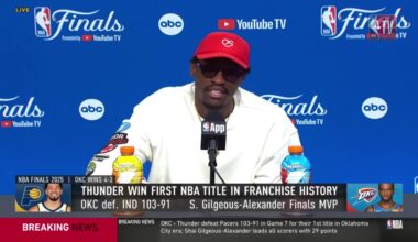 Siakam apologizes to Pacers fans after Finals loss: "We wanted to do it for Indy [more than anything]... these guys sleep, breathe basketball... We're sorry we couldn't get it done."