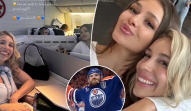 Leon Draisaitl's fiancée kicks off bachelorette party with Game 1 win