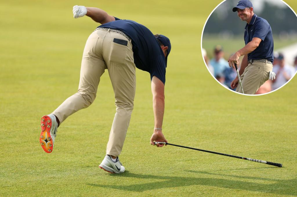 Rory McIlroy barely squeaks into US Open weekend