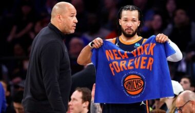 [Amico] Multiple Knicks players took issue with the presence of assistant coach Rick Brunson, the father of star guard Jalen Brunson, believing he had "too big a say in things"