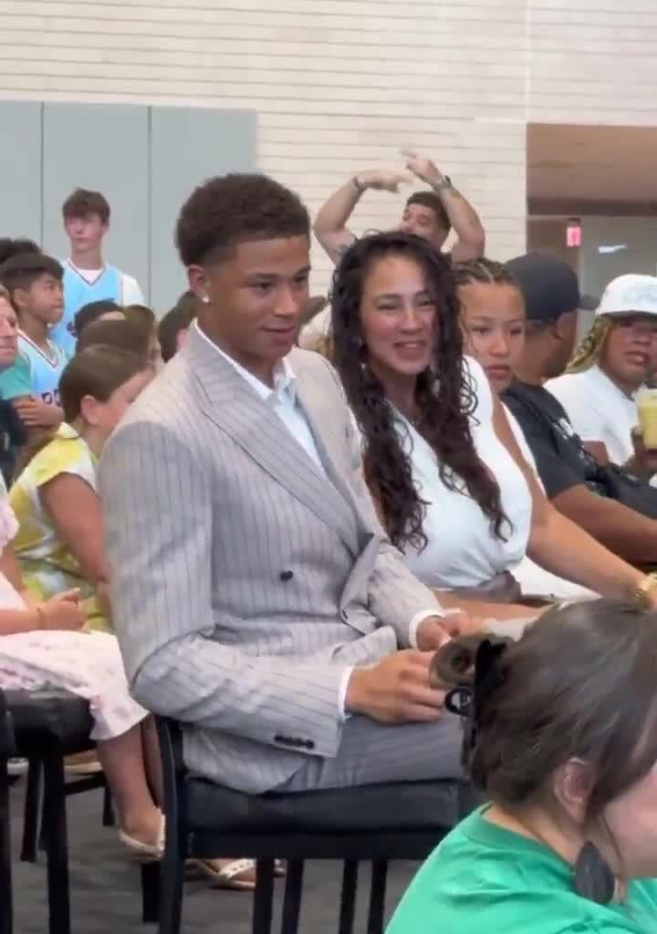 "I'm so proud of being a part of the deaf community... I never saw it as a disability... it was a superpower." - Spurs draft pick Carter Bryant on growing up with two deaf grandparents, and how they helped shape him