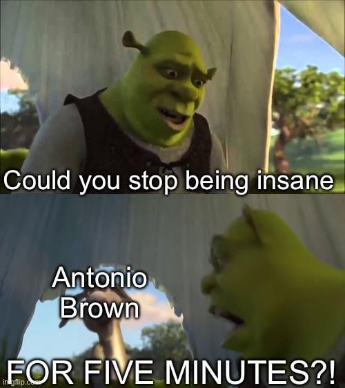 Just when I thought he couldn’t be more down bad, he decided to be the next OJ and Aaron Hernandez