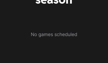 It’s always sad once it’s over