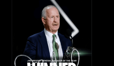 Jim Nill wins 2024-25 Jim Gregory GM of the year award