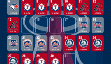 A new month is just around the corner, so here are some new schedules.