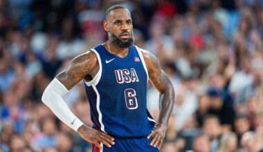 LeBron on playing in the next Olympics: “…I would say that, me being able to support Team USA for the rest of my life — that’s for sure. But me actually going on and playing, I don’t see it happening…”