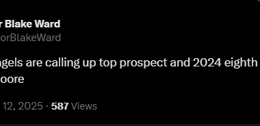 [Taylor Blake Ward] Moore called up