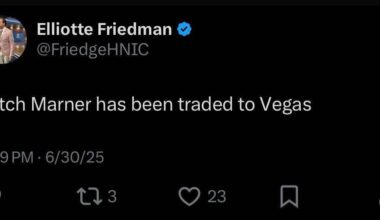 MITCH MARNER TRADED TO LAS VEGAS + signs an 8-year, 12M AAV extension