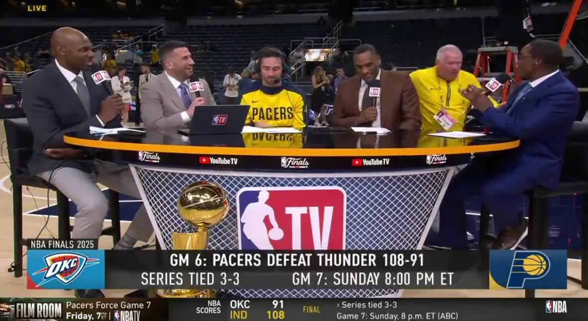 TJ McConnell's dad crashed NBA TV while his son was being interviewed "I have a son in the NBA and I have a daughter in the WNBA. This is a dream come true"