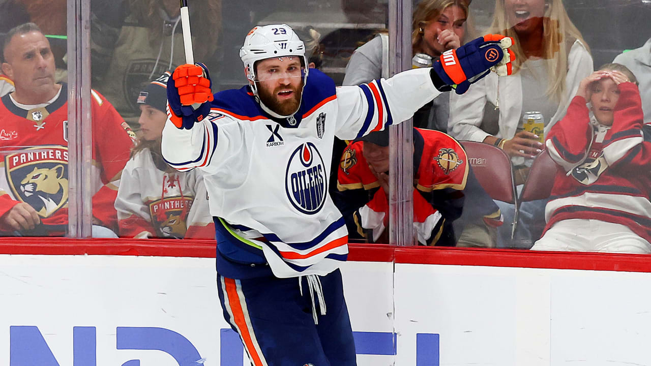 Draisaitl repeats OT heroics with record-breaking goal to even Stanley Cup Final for Oilers