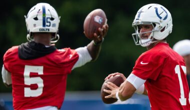 Daniel Jones, Anthony Richardson Both Falling Flat in Colts QB Battle