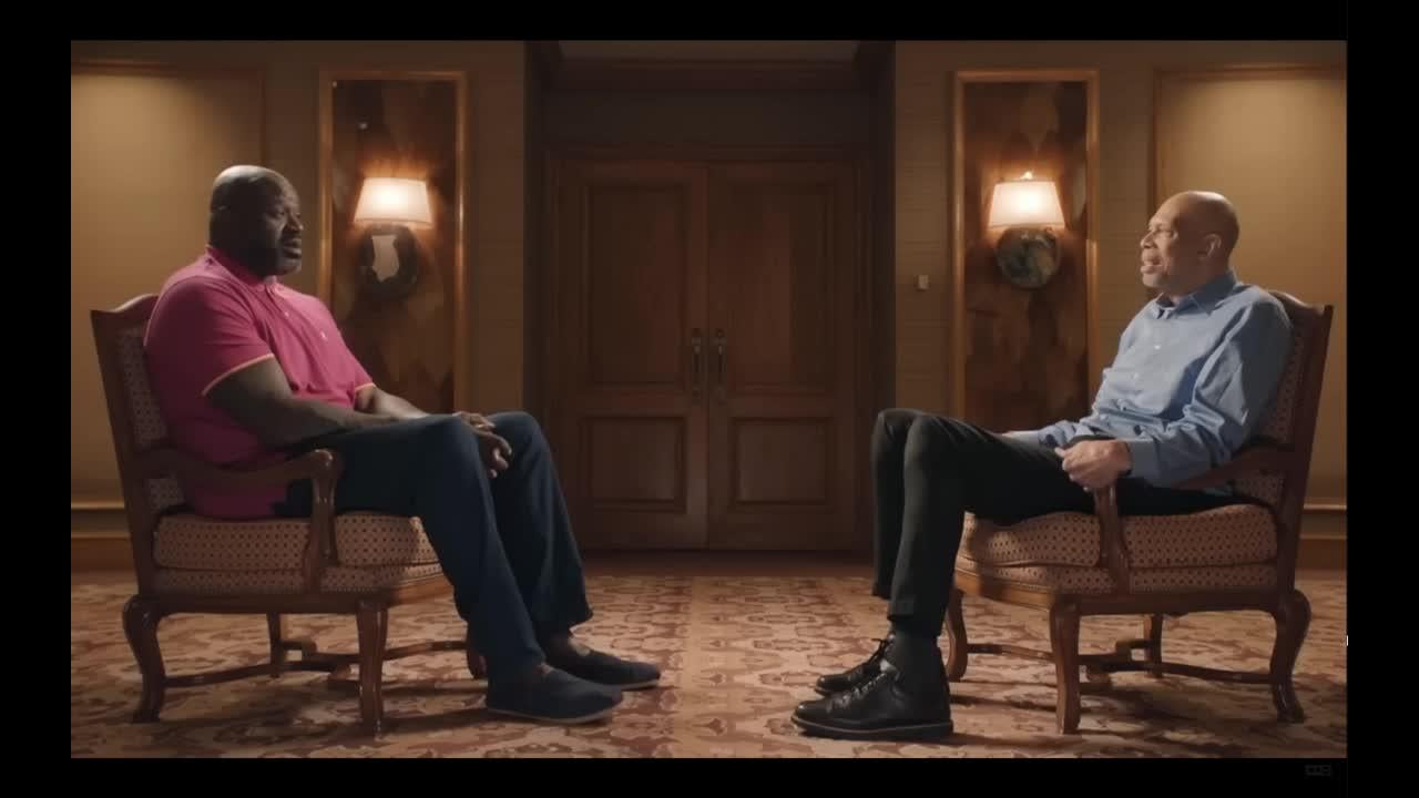 Shaq: When they talk about the greatest players of all time, your name is never brought up. It's always the little man, Kobe, LeBron, Jordan. Does that upset you as much as it upsets me?
Kareem: It upset me a lot, the fact that they don't recognize Bill Russell. He's the greatest winner & tactician.