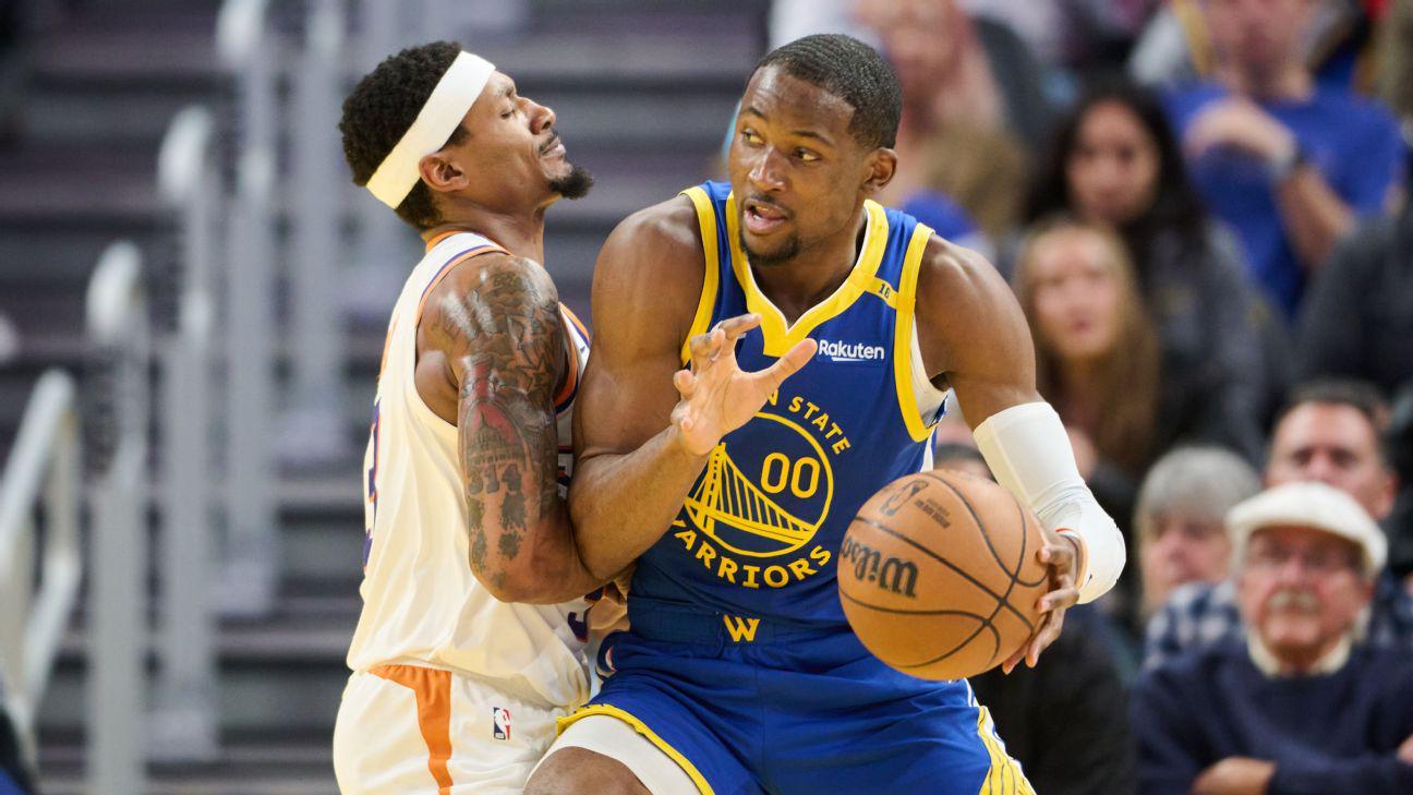 [Charania] Golden State made renewed push to retain Jonathan Kuminga, but the RFA continues to decline a two-year, $45 million offer due to Warriors insistence on a team option and waiving a built-in no-trade clause, sources tell ESPN.