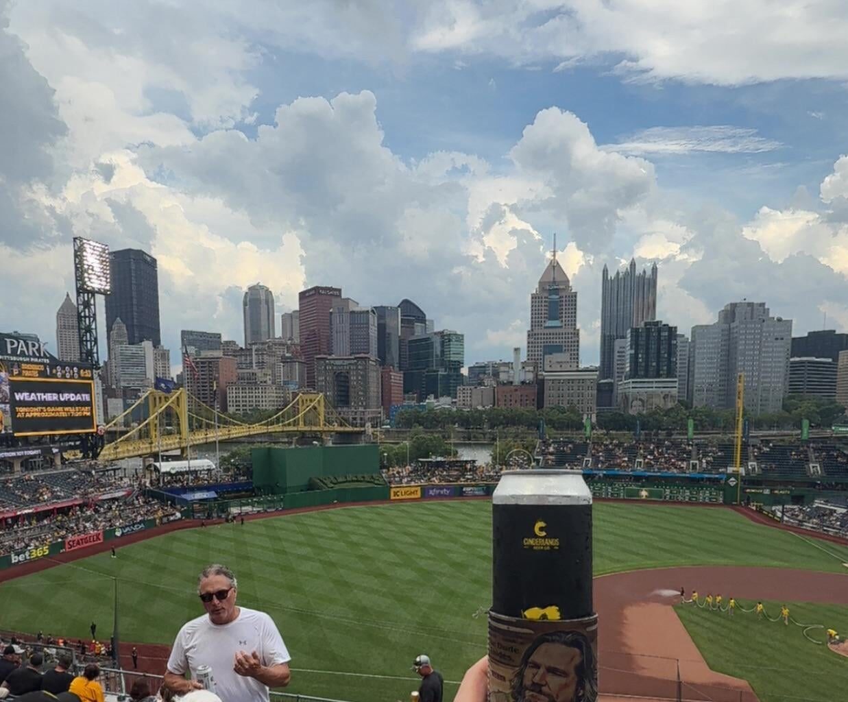 In from Texas. Y’all win for coolest stadium.