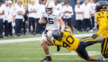 QB Drew Allar sized up for NFL scouts by Penn State's strength coach