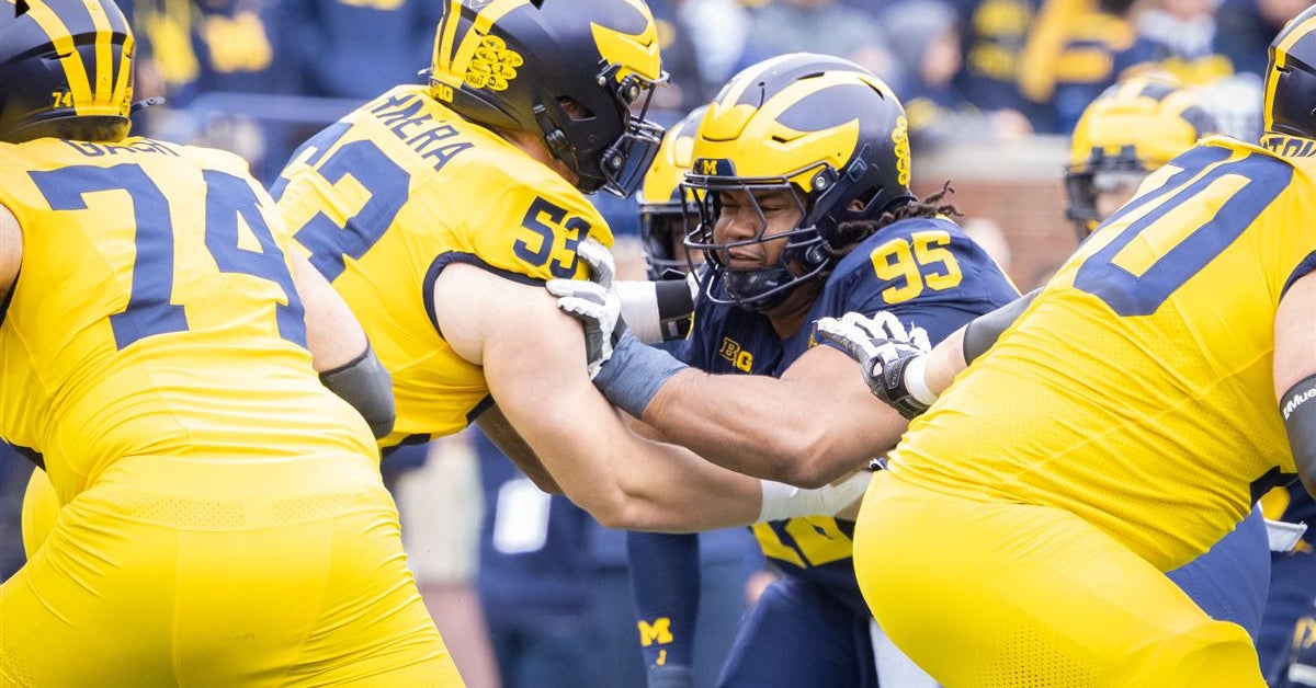 After time behind NFL talent, Michigan DT Trey Pierce ready to establish himself in Wolverines' defense