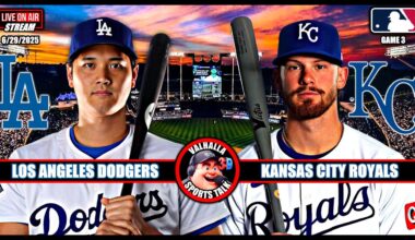 Los Angeles Dodgers vs Kansas City Royals ⚾ MLB Baseball 🟢 LIVE STREAM MLB in 3D.