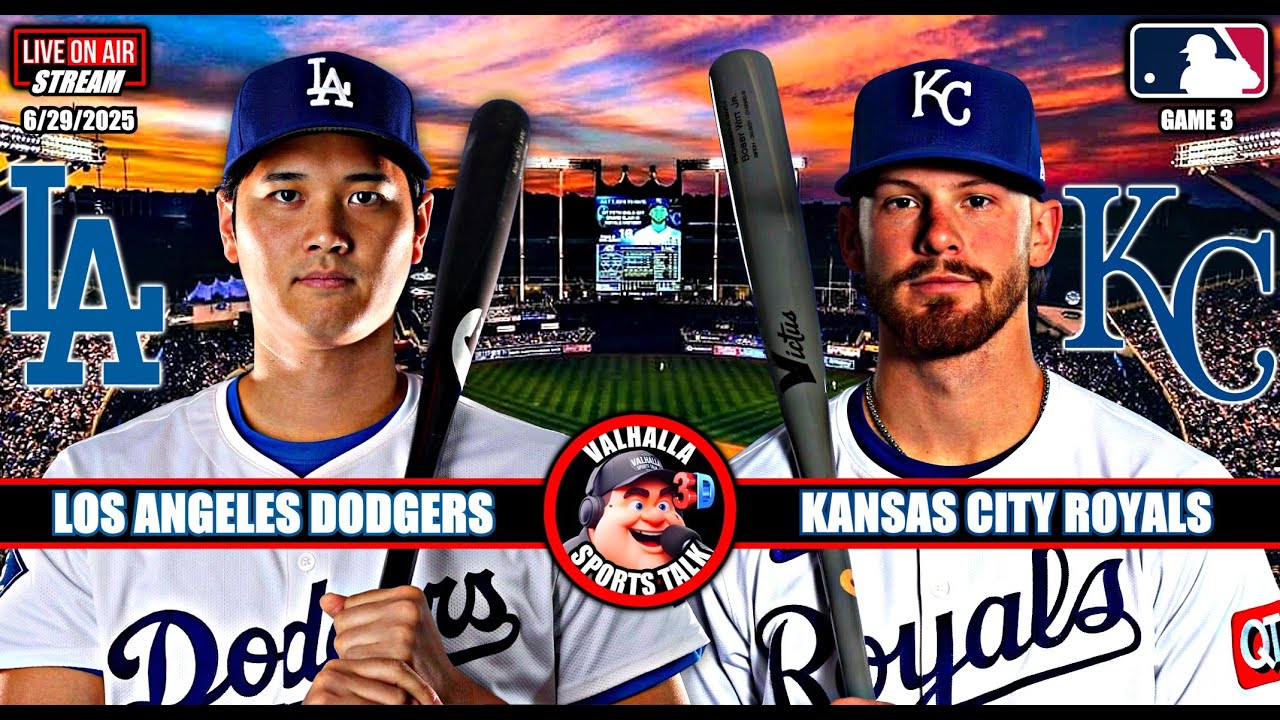 Los Angeles Dodgers vs Kansas City Royals ⚾ MLB Baseball 🟢 LIVE STREAM MLB in 3D.