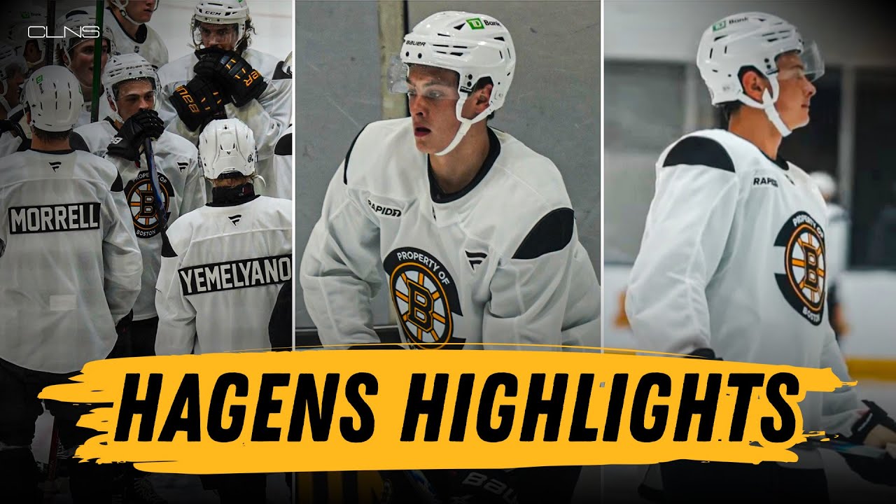 James Hagens HIGHLIGHTS: Bruins Top Pick SNIPING Goals and Looking FAST🔥 | Day 1 Dev Camp
