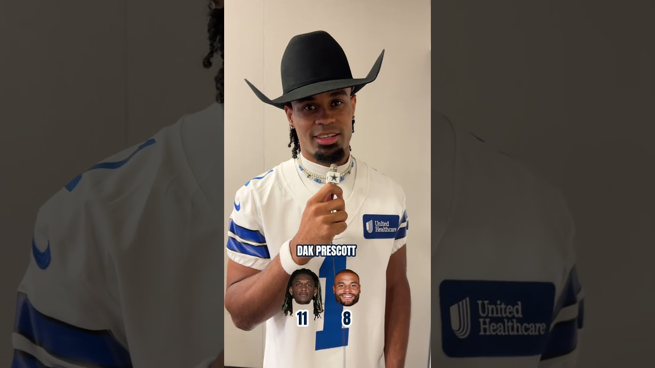 trading places 🫨 #DallasCowboys #NFL #football #CeeDeeLamb #DakPrescott #shorts