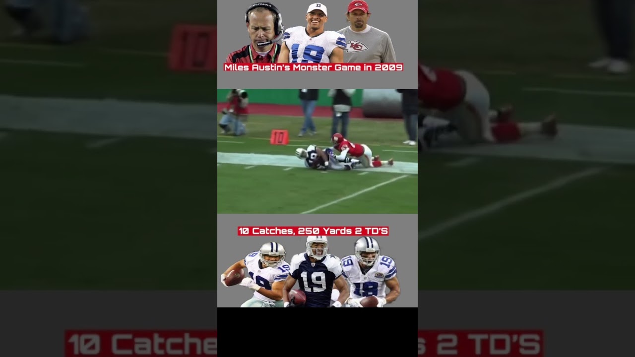 Miles Austin’s 250 Yard 2 TD Game vs Chiefs In 2009 🏈 🔥