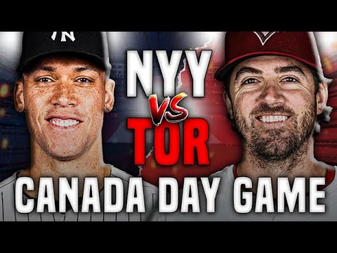 TORONTO BLUE JAYS vs. NEW YORK YANKEES - Canada Day Game - LIVE Play By Play (July 1 2025)