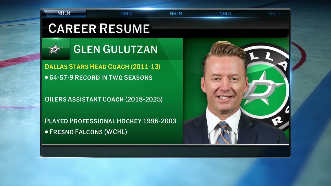 Dallas Stars hire Glen Gulutzan as head coach