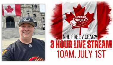 NHL Free Agency: 3 Hour LIVE Stream! Join the conversation starting at 10am.