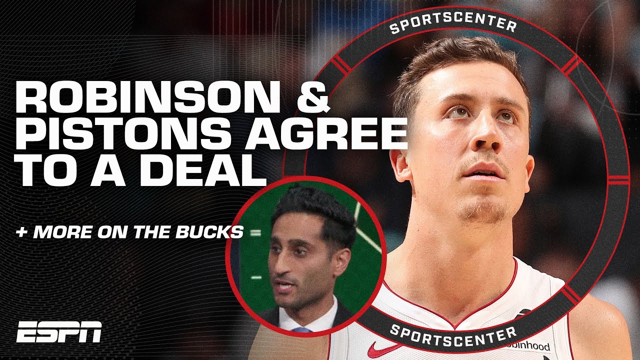 🚨 BREAKING: Duncan Robinson to the Pistons 👀 + more on Damian Lillard & Myles Turner | SportsCenter