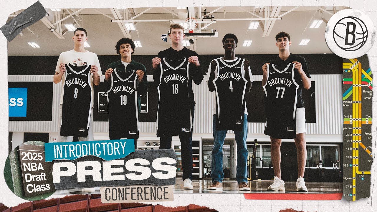 Meet the 2025 Brooklyn Nets Draft Picks | Introductory Press Conference