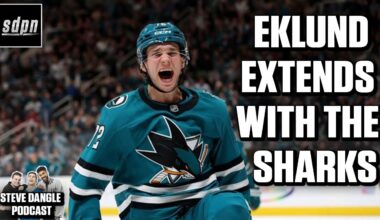 William Eklund re-signs with San Jose Sharks